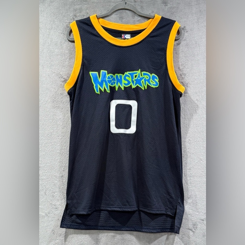 Monstars #0 Alien SPACE JAM Basketball Jersey Looney Tunes Squad Size Small